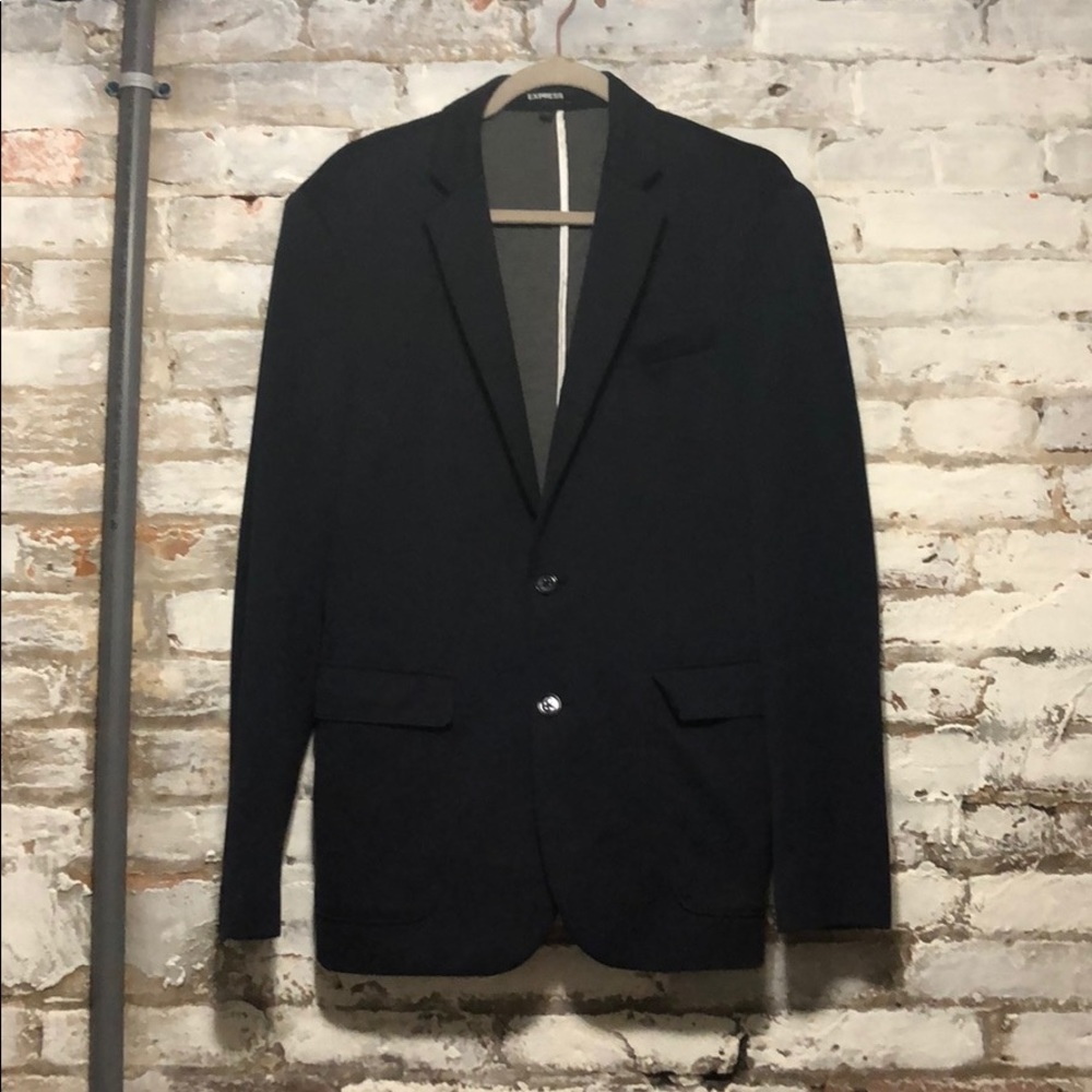 Navy Blue Express Slim Fit Sport Coat